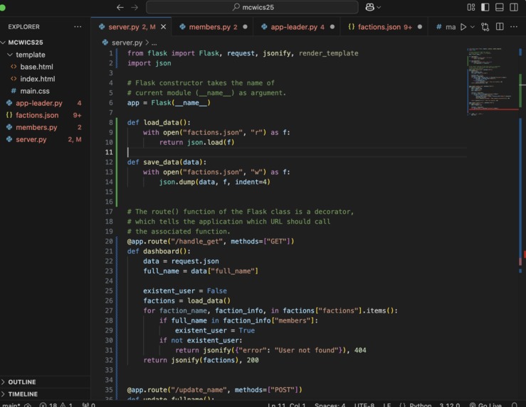 DBZ faction system tracker – screenshot 2