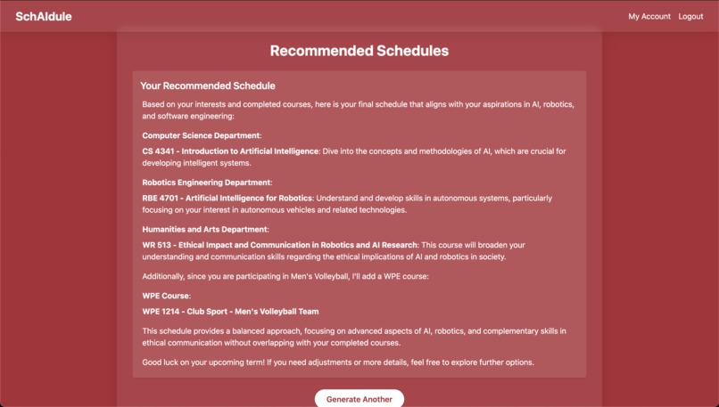 SchAIdule – screenshot 3