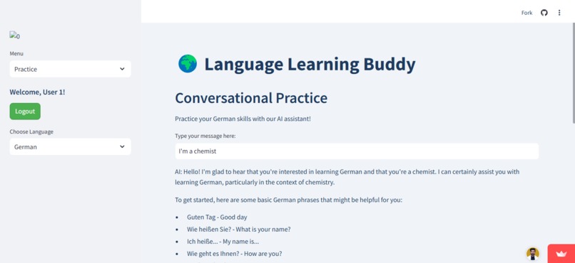 Language Learning Buddy – screenshot 1