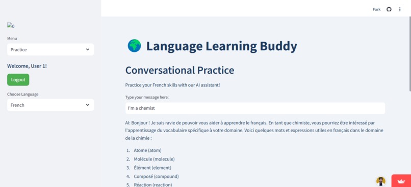 Language Learning Buddy – screenshot 2