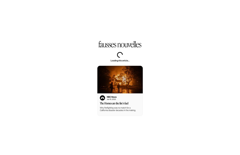 Fausses Nouvelles – screenshot 2