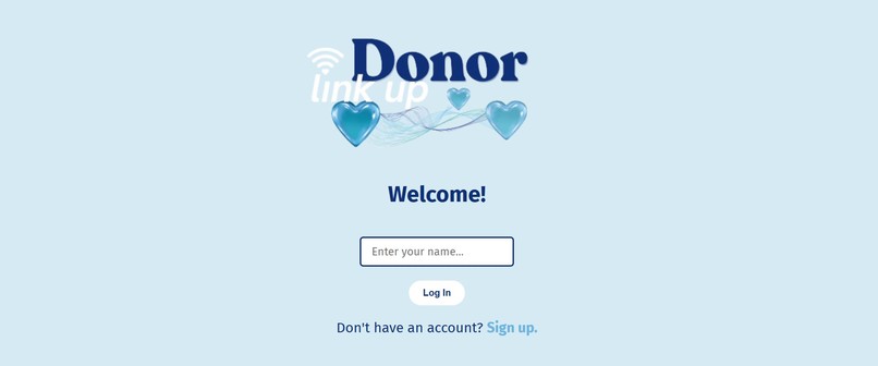 Donor Link Up – screenshot 1