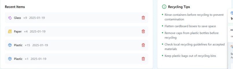 Community Recycling Tracker – screenshot 3