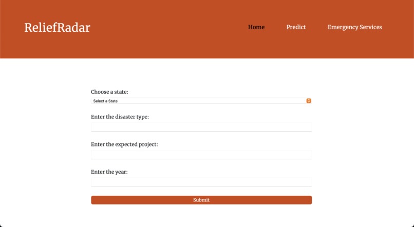 ReliefRadar – screenshot 2