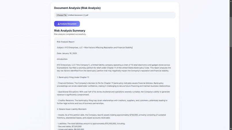 RiskRadar AI – screenshot 7