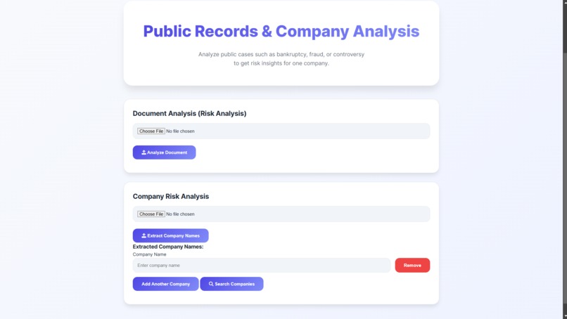 RiskRadar AI – screenshot 5