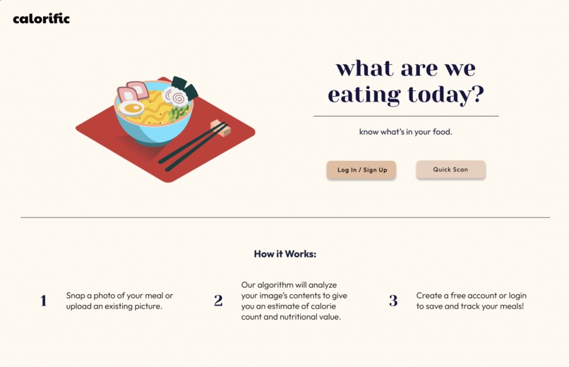 calorific – screenshot 1