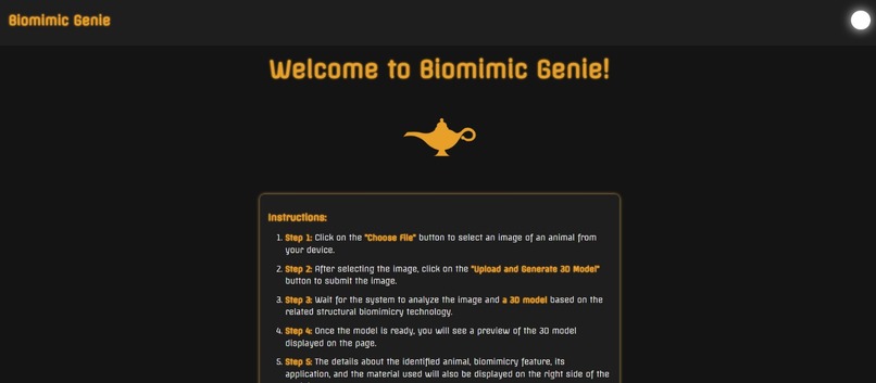BIOMIMIC GENIE  – screenshot 2
