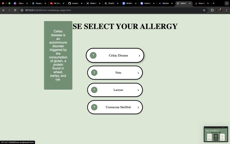 HealthPal – screenshot 2