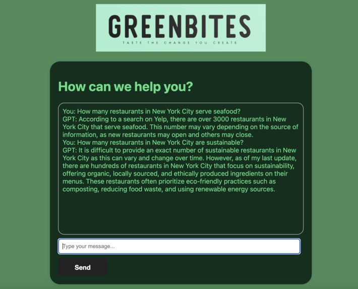 GreenBites – screenshot 5