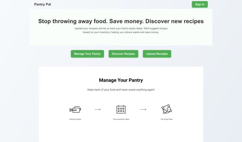 PantryPal – screenshot 1