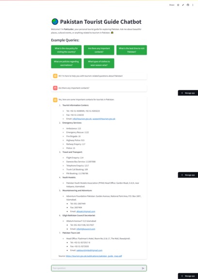  Pakistan Tourist Guide Chatbot  – screenshot 4