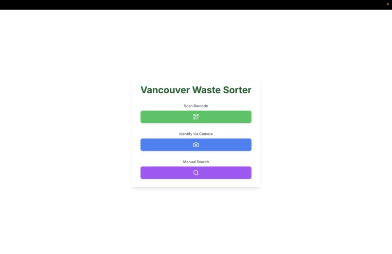 Vancouver Waste Sorter – screenshot 1