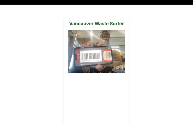 Vancouver Waste Sorter – screenshot 2