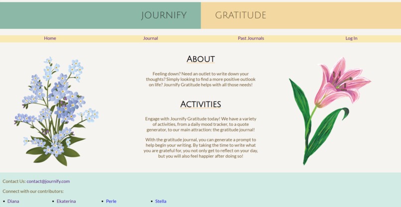 Journify Gratitude – screenshot 1