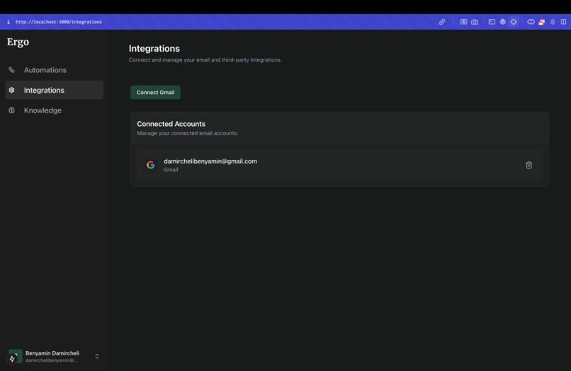 Ergo – screenshot 3