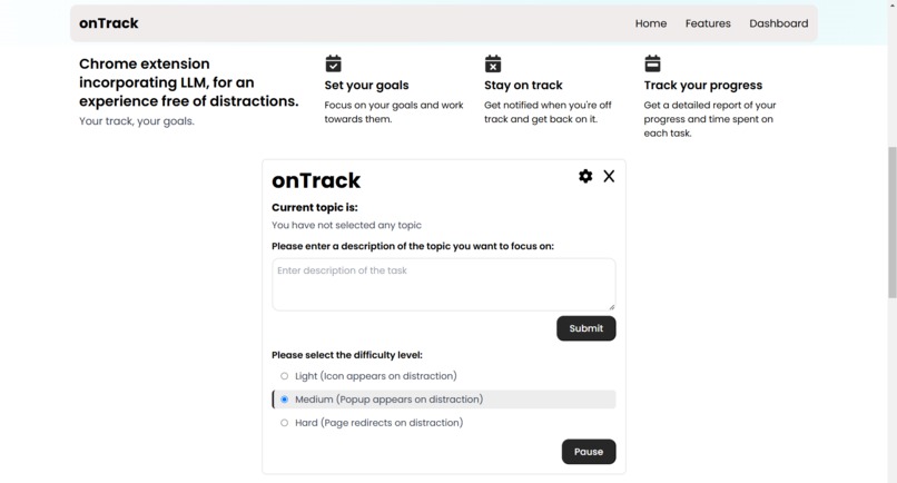onTrack – screenshot 2