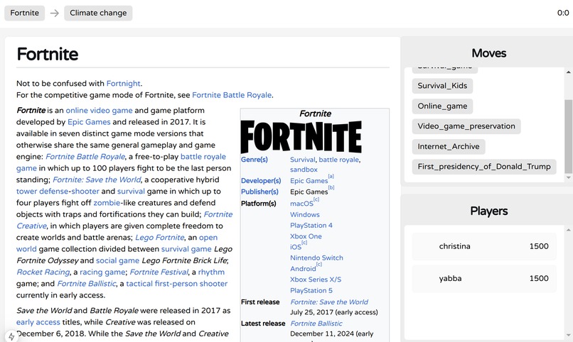 QWiki – screenshot 2