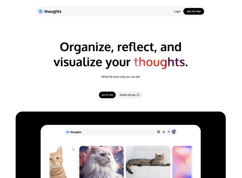 thoughts – screenshot 1