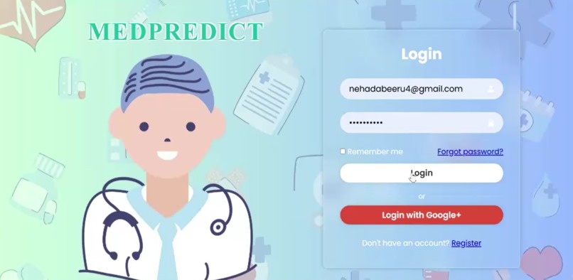 MedPredict – screenshot 1