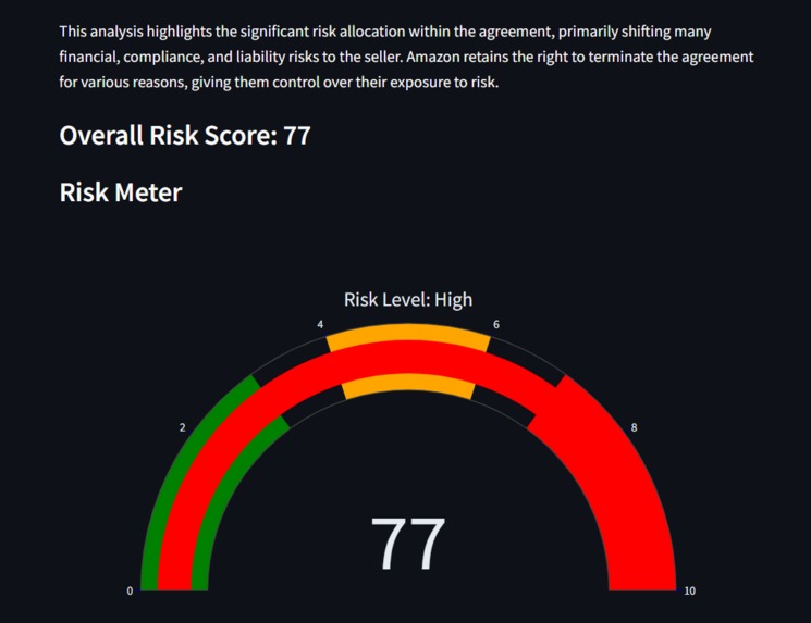 AI-powered-Agreement-Risk-Analyzer – screenshot 2