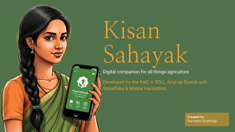 Kisan Sahayak - Digital companion for all things agriculture – screenshot 1