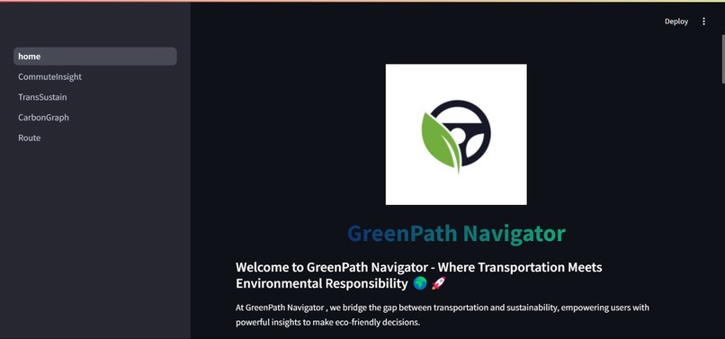 GreenPath Navigator - Environmental conscious navigation – screenshot 1