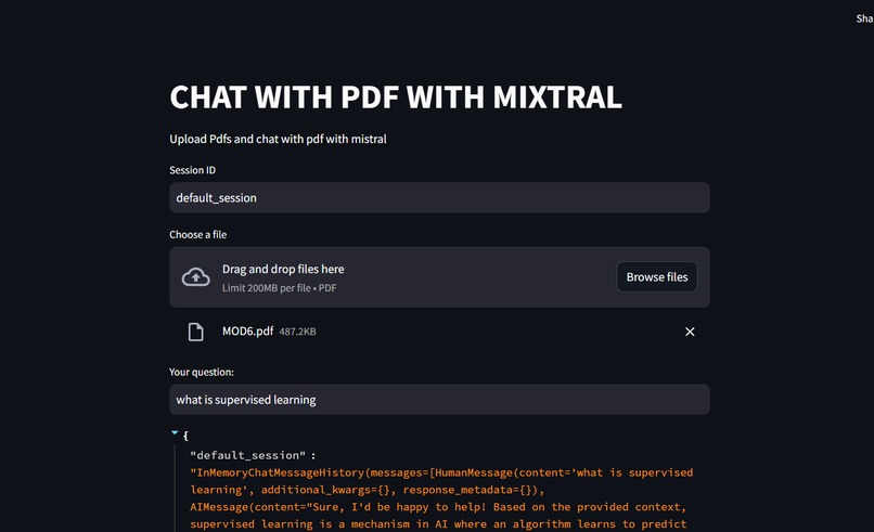 Chat With PDF – screenshot 1