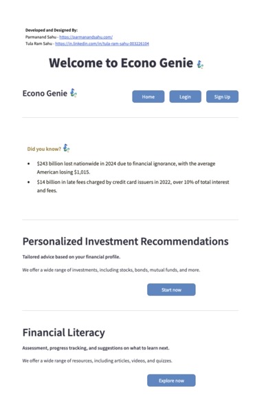 EconoGenie: Personal Finance BRO – screenshot 3