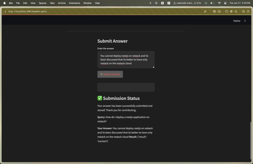 Trieoverflow – screenshot 3