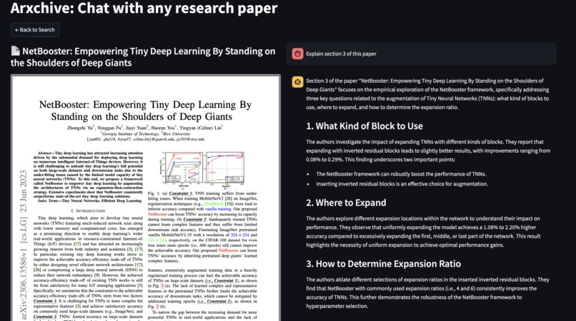 Arxchive – screenshot 1