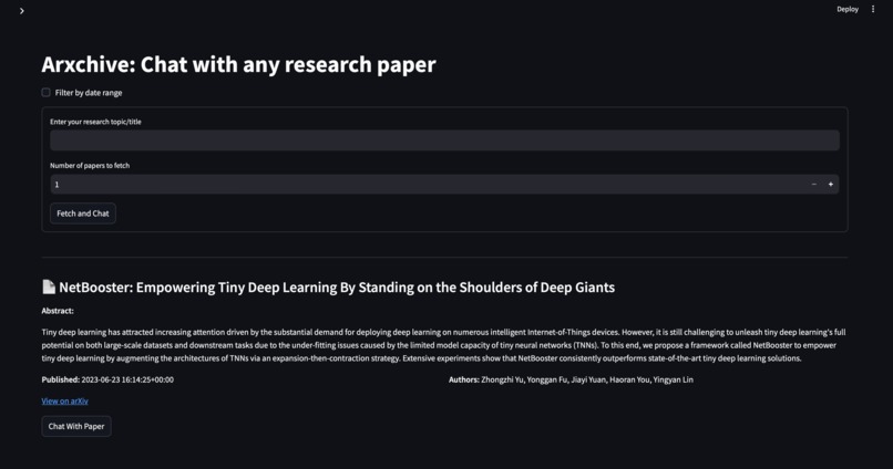 Arxchive – screenshot 3