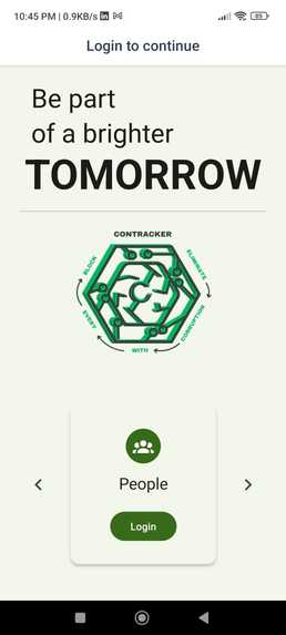 ConTracker – screenshot 1