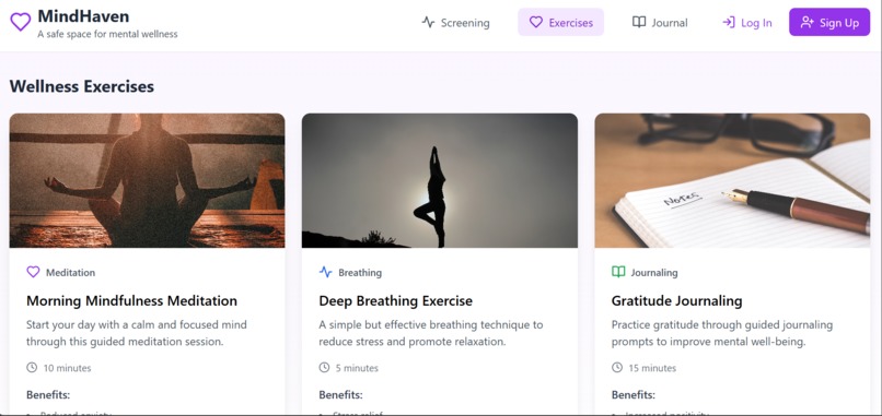 MindHaven AI Mental Health – screenshot 3