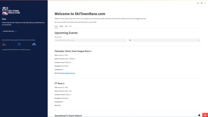 Ski Town Race – screenshot 2