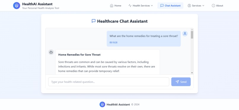 HealthAI Assistant                                         – screenshot 5