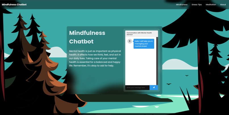 Mindfulness Chatbot – screenshot 1