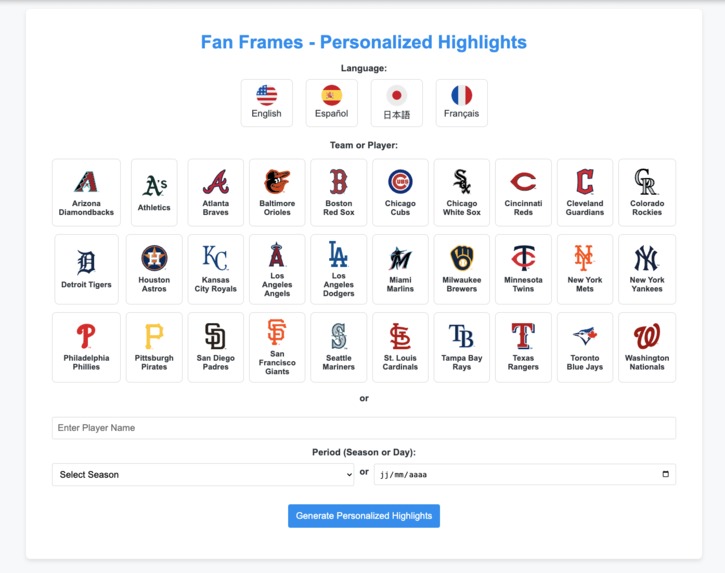 Fan Frames - Personalized Fan Highlights – screenshot 2