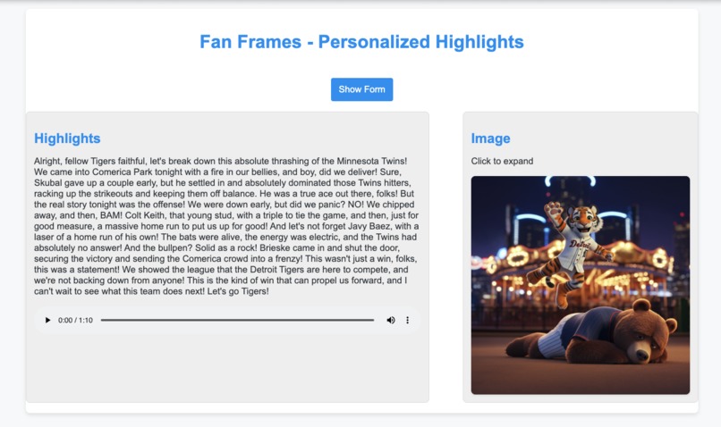 Fan Frames - Personalized Fan Highlights – screenshot 3