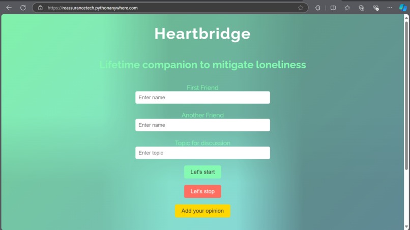 Heartbridge – screenshot 1