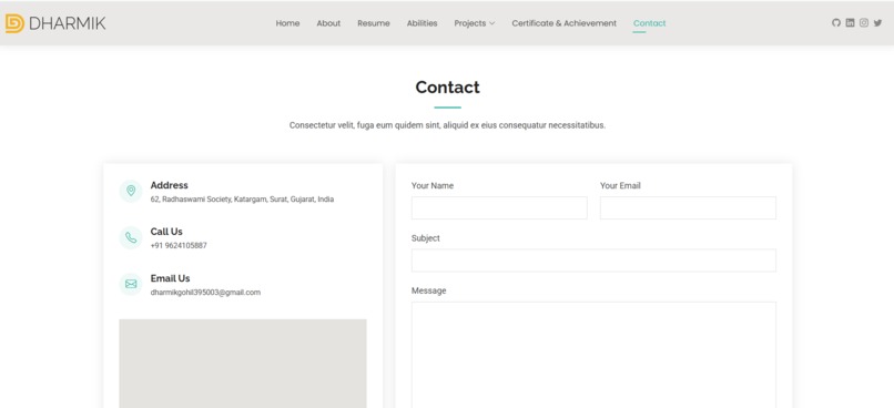 Personal Portfolio – screenshot 5