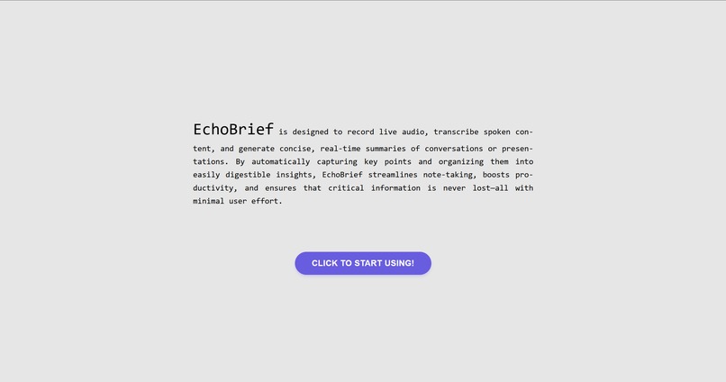 EchoBrief – screenshot 2