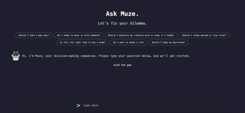 Ask Muze – screenshot 1
