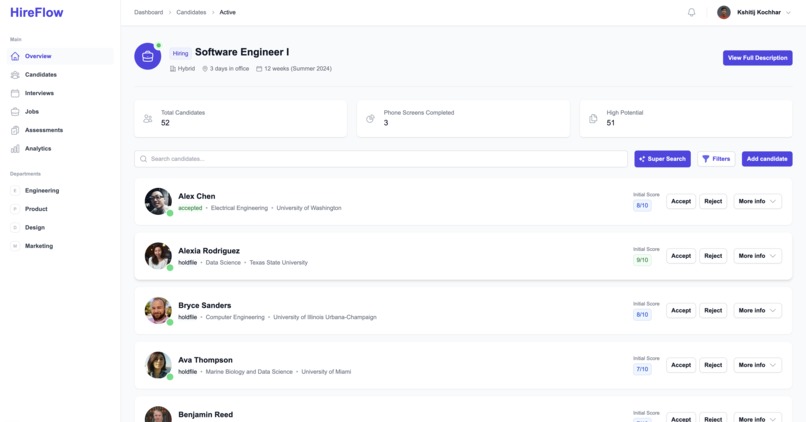 #26 HireFlow – screenshot 1