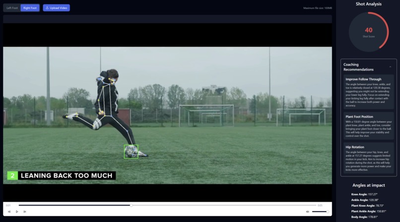 SoccerMetrics – screenshot 2