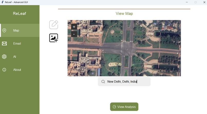 ReLeaf - AI/ML Analysis of Satellite Imagery – screenshot 3