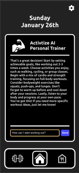 Activize – screenshot 2