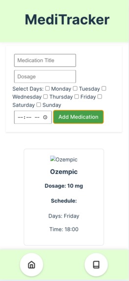 MediTracker – screenshot 2