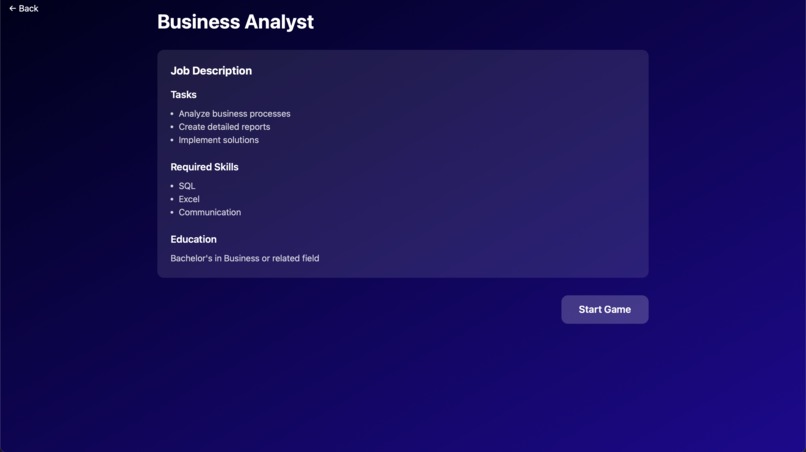 Resume Royale – screenshot 2