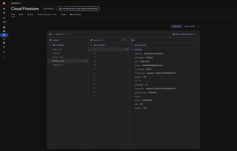 MedDocs (Team #15) – screenshot 2